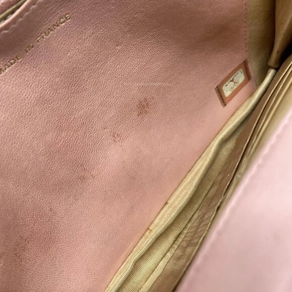 Auth CHANEL - A13509 Pink Calfskin Other Style Wallet Gold hardware - Picture 14 of 14